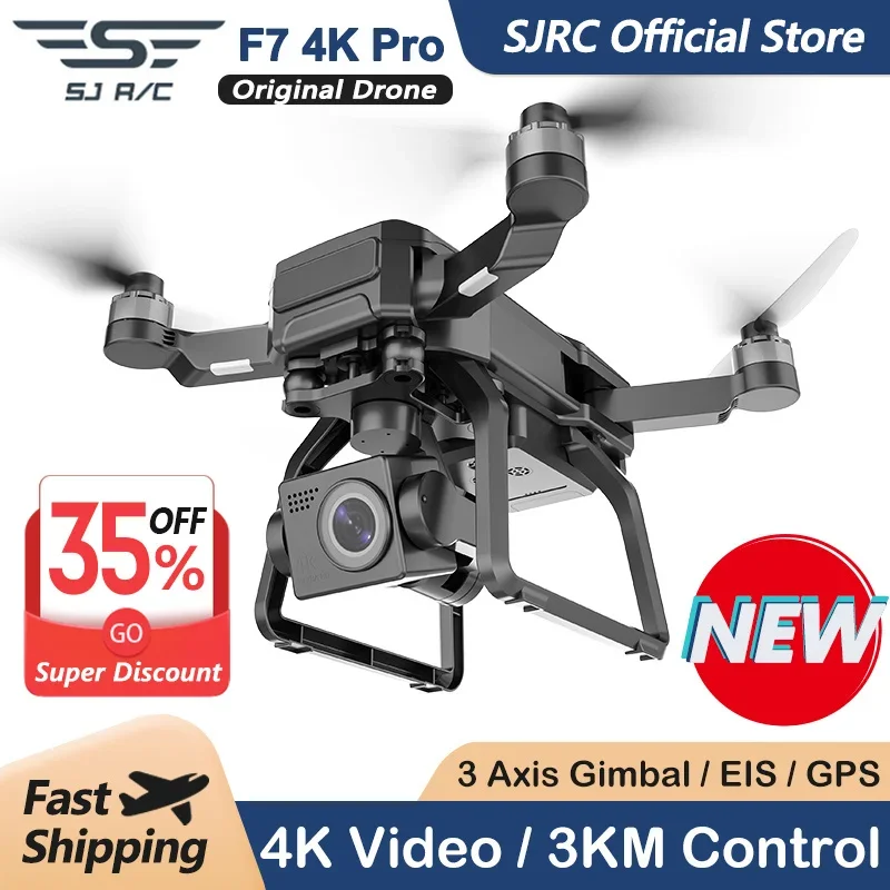 Drone Gimbal - SJRC F7 4K PRO كاميرا بدون