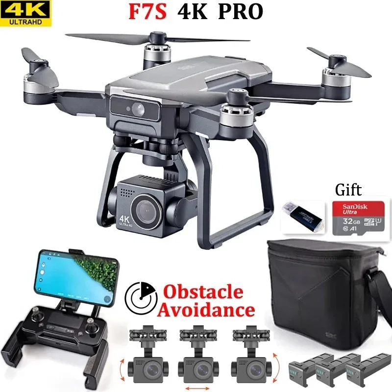 Drone Gimbal - طائرة بدون طيار SJRC F7s 4K