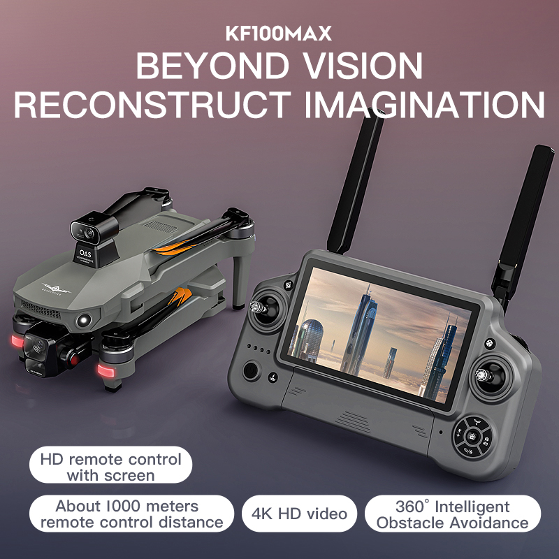 KF100 MAX GPS الطائرة بدون طيا - مراجعة Drone Gimbal وسعره