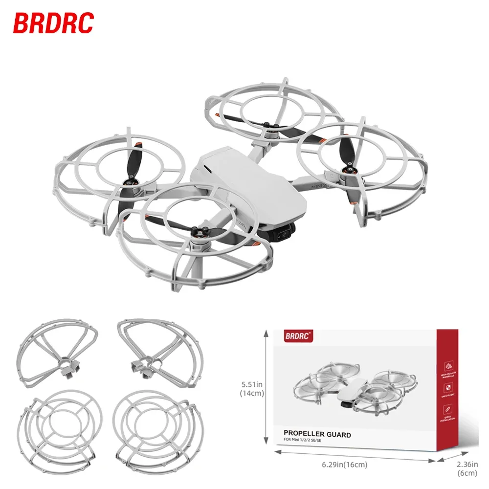 BRDRC المروحة الحرس ل DJI Mini - مراجعة Drone Propeller Guard وسعره