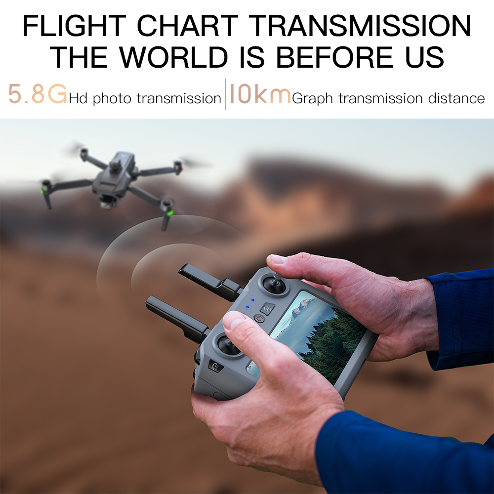 طائرة بدون طيار Teeggi SG909 M - مراجعة Drone Gimbal وسعره