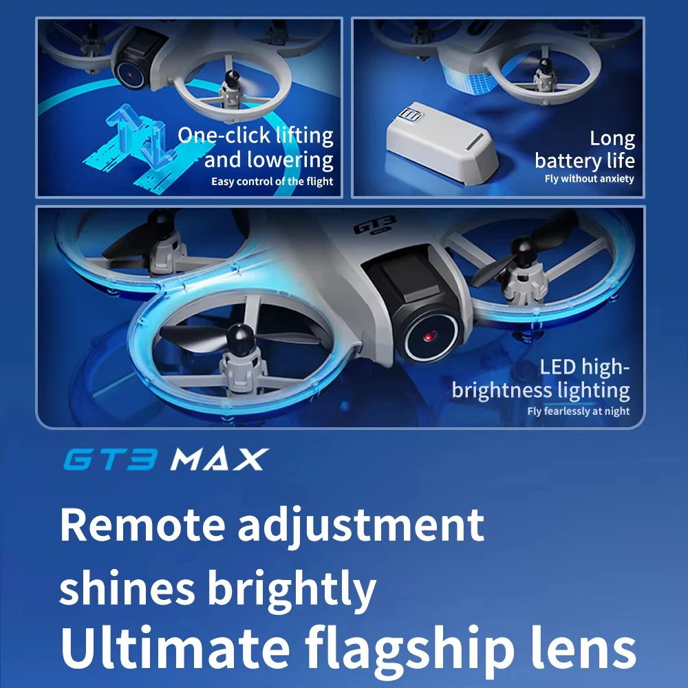 طائرة بدون طيار GT3 Max مزودة  - مراجعة Drone Gps Mount وسعره