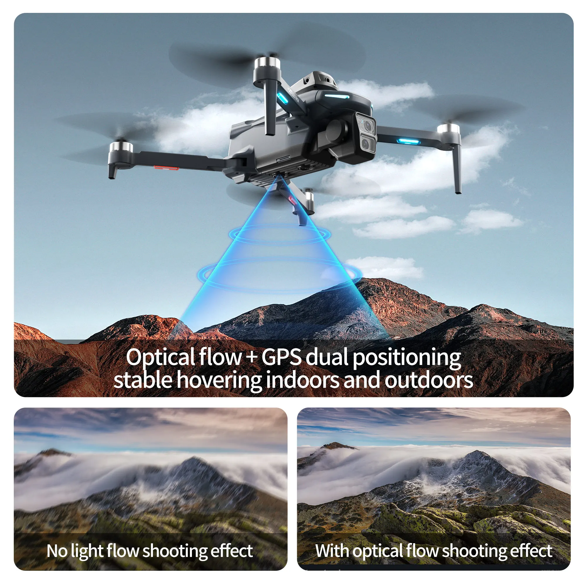 طائرة بدون طيار XT606 MAX مزود - مراجعة Drone Gps Mount وسعره