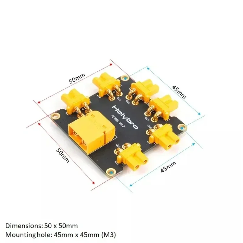 لوحة توزيع الطاقة من هوليبرو ( - مراجعة Drone Power Distribution Board وسعره