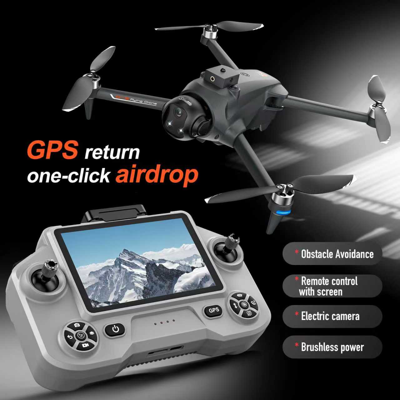 طائرة بدون طيار YL059 FPV GPS  - مراجعة Drone Gps Mount وسعره